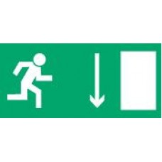 Pictograma P12 (door down 2, right) Brilux